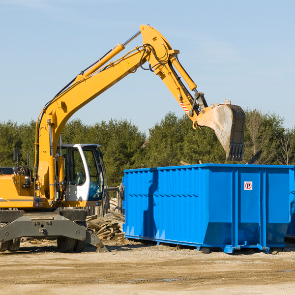 are there any restrictions on where a residential dumpster can be placed in Eagle Rock MO